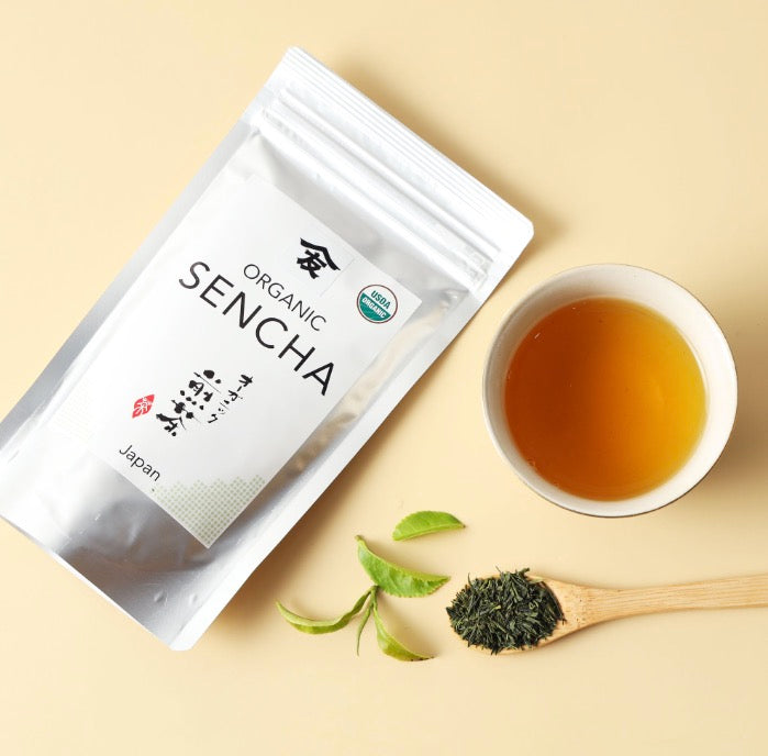 Japanese Organic Green Tea leaves Sencha, USDA Certified Organic, Uji-Kyoto