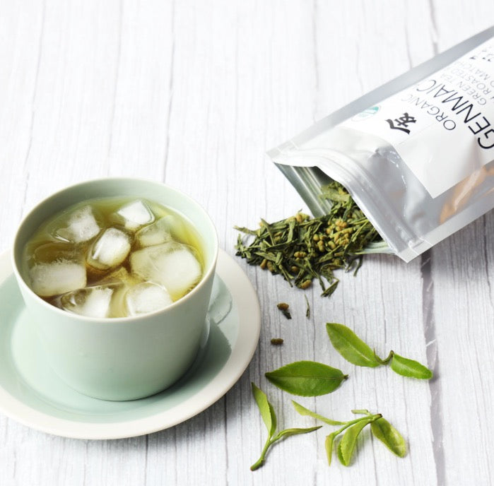 Organic Genmaicha Tea - Loose Leaf Japanese Green Tea - Genmai Matcha Uji-Kyoto - Premium Sencha Green Tea, 100g